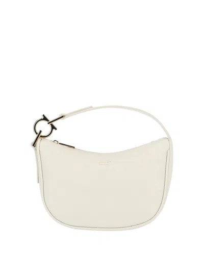 Ferragamo Mini Hobo Bag In White