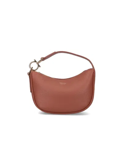 Ferragamo Mini Hobo Bag With Adjustable Handle