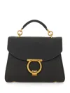 Ferragamo Margot Calfskin Cross-body Bag With Top Handle