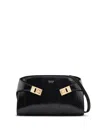 Ferragamo Mini Hug Cross Body Bag In Black