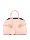 Ferragamo Handbag With Structured Shape And Metal Hardware In Rosa