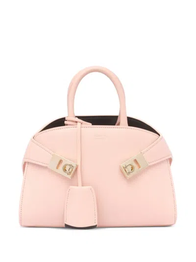 Ferragamo Mini Hug Cross Body Bag In Rosa