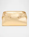 Ferragamo Mini Hug Crossbody Bag In Oro Opale