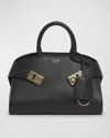 Ferragamo Mini Hug Leather Top-handle Bag In Nero