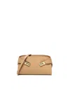 Ferragamo Mini Hug Shoulder Bag In Sand