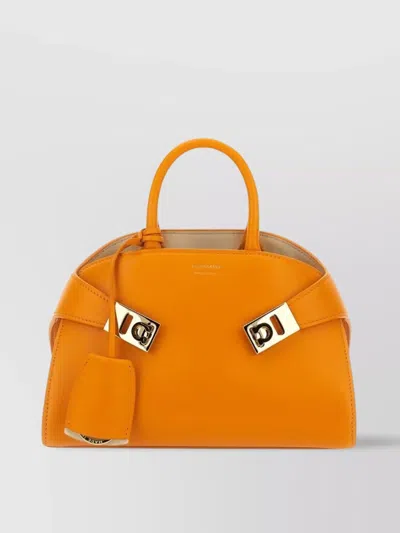 Ferragamo Mini Hug Top Handle Detachable Strap