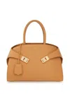 Ferragamo Small Leather Tote Bag In Multi