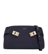 Ferragamo Mini Leather Hug Soft Cross-body Bag In Sand