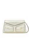 Ferragamo Mini Multi-pocket Clutch Bag In Metallic