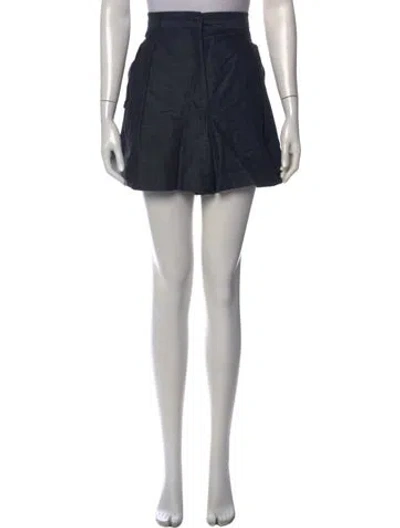 Pre-owned Ferragamo Mini Shorts In Blue