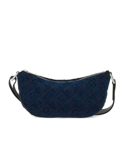 Ferragamo Monogram Mini Bag In Blue