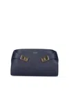 Ferragamo Mini Shoulder Bag In Blue