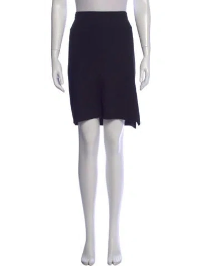Pre-owned Ferragamo Mini Skirt In Blue