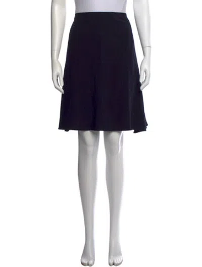 Pre-owned Ferragamo Mini Skirt In Blue