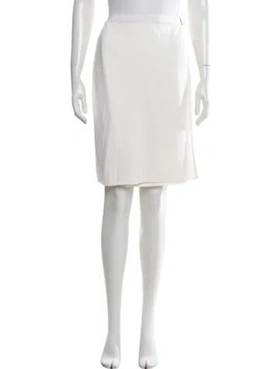 Pre-owned Ferragamo Mini Skirt In Neutrals