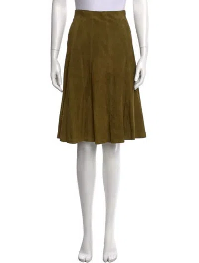 Pre-owned Ferragamo Mini Skirt In Neutrals