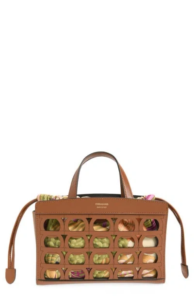 Ferragamo Mini Tote In Brown