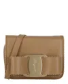 Ferragamo Mini Vara Bow Crossbody Bag In Brown