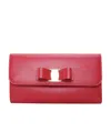 Ferragamo Mini Vara Bowtie Shoulder Bag In Red