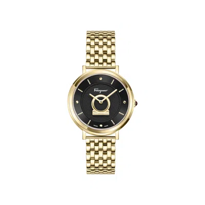 Pre-owned Ferragamo Minuetto Bracelet Watch 'gold' | Women's Size Onesize
