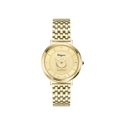 Pre-owned Ferragamo Minuetto Bracelet Watch 'gold' | Women's Size Onesize