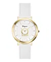 Ferragamo Minuetto Leather Watch