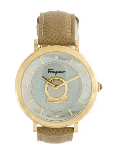 Pre-owned Ferragamo Minuetto Watch In Multicolor
