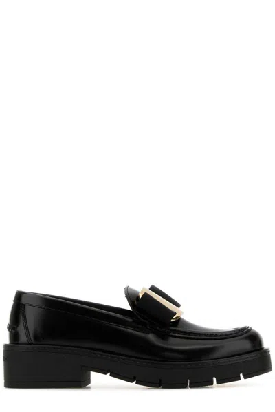 FERRAGAMO MIRTY SLIP-ON LOAFERS