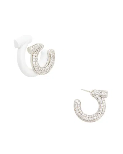 Ferragamo Mismatched Gancini Earrings