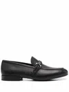 Ferragamo Missouri Leather Loafers In Black