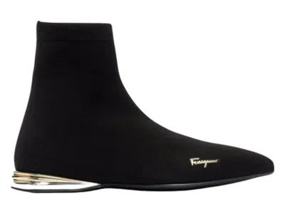 Pre-owned Ferragamo Missy Sneakers (women's) In Black