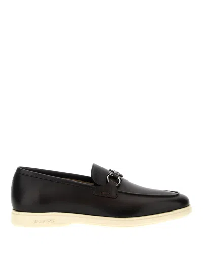 FERRAGAMO MOCASINES - MARRÓN