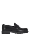 Ferragamo Penny Loafers In Black