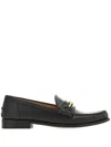 Ferragamo Leather Loafer With Iconic Gancini Detail