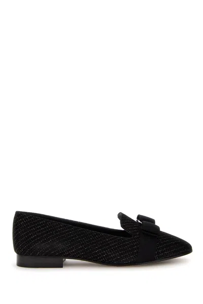 Ferragamo Woman Ballet Flats Black Size 4.5 Calfskin In 005