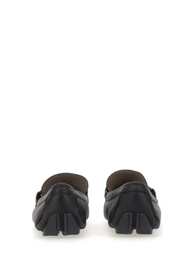 Ferragamo Moccasin Gancini In Black