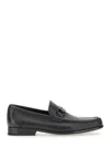 Ferragamo Grandioso Grained Leather Loafers
