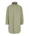 Ferragamo Mock Neck Jacket In Green