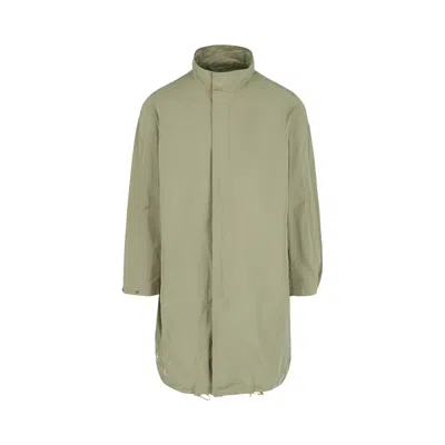 Pre-owned Ferragamo Mock Neck Jacket 'green' | Men's Size 52