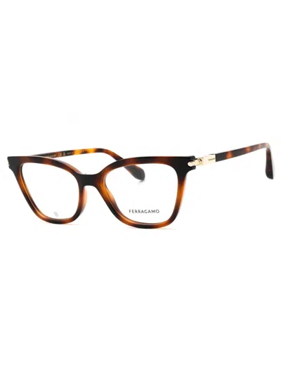Ferragamo Modern Cat-eye Eyeglasses For Women In Pattern