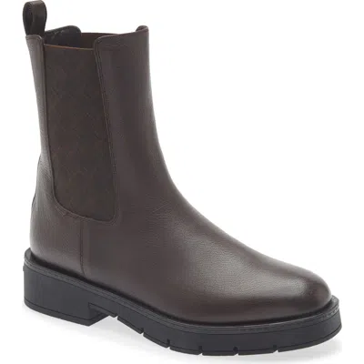 Ferragamo Mohave Chelsea Boot In Brown