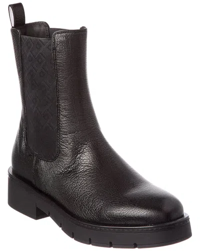 Ferragamo Mojave Leather Chelsea Boot In Brown