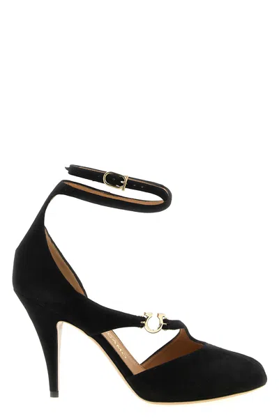 Ferragamo 'molly' Sandals In Black