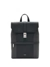Ferragamo Monogram Backpack With Hug Buckle In Pattern