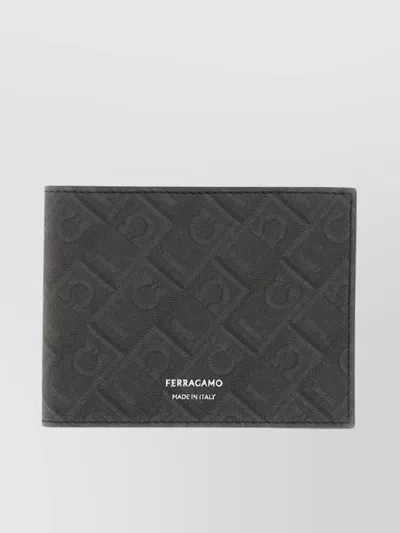 FERRAGAMO "MONOGRAM" BI-FOLD DESIGN WALLET