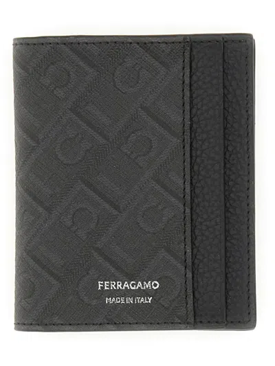 Ferragamo Monogram" Credit Card Holder