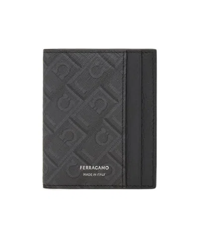 FERRAGAMO FERRAGAMO MONOGRAM CREDIT CARD HOLDER