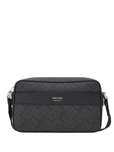 Ferragamo Monogram Shoulder Bag Rectangular Shape In Multi