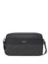 Ferragamo Monogram Shoulder Bag Rectangular Shape In Black