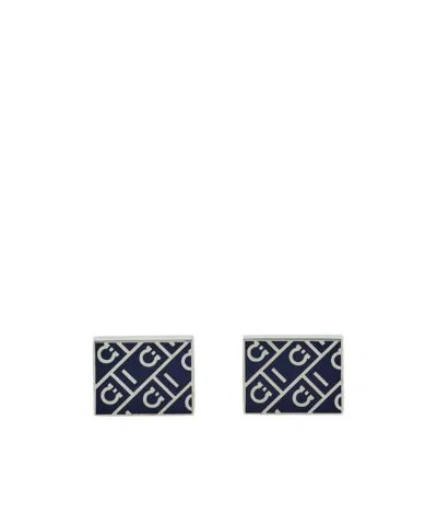 FERRAGAMO FERRAGAMO MONOGRAM CUFFLINKS